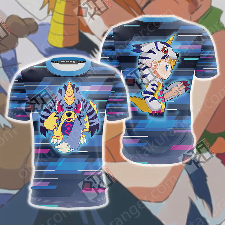 Digimon Gabumon New Look Unisex 3D T-shirt