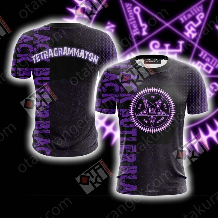 Black Butler - Tetragrammaton Unisex 3D T-shirt