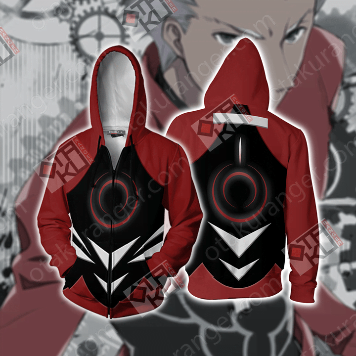 Fate/ Stay Night Archer Unisex Zip Up Hoodie Jacket