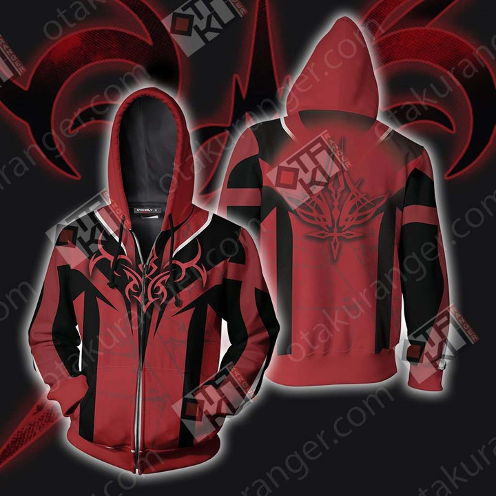 Fate/ Stay Night Symbol Unisex Zip Up Hoodie Jacket