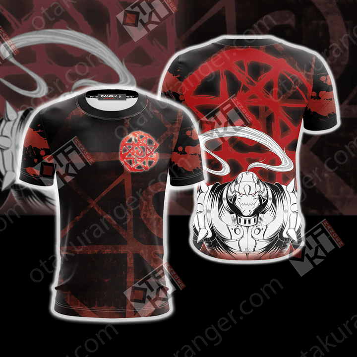 Fullmetal Alchemist: Brotherhood - Alchemist Transmutation Circles Unisex 3D T-shirt