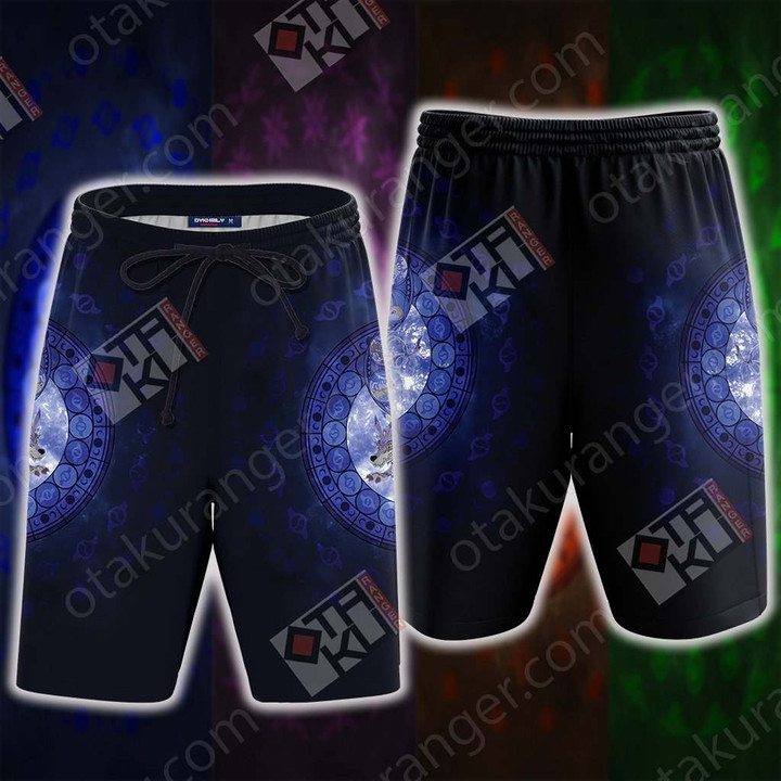 Digimon New The Crest Of Friendship New 3D Beach Shorts