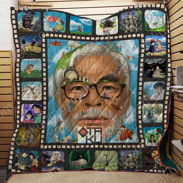 Miyazaki Hayao Ghibli 3D Quilt Blanket
