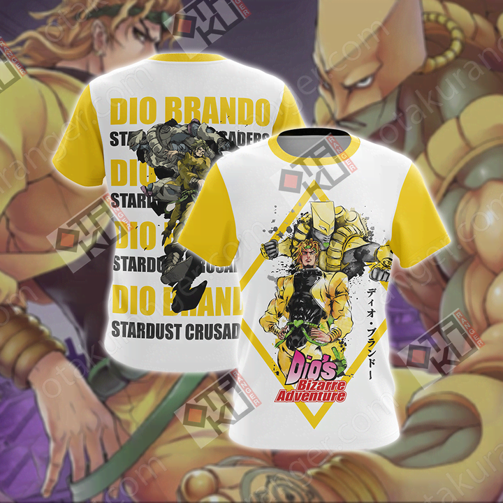 JoJo’s Bizarre Adventure - Stardust Crusaders Dio Brando New Unisex 3D T-shirt
