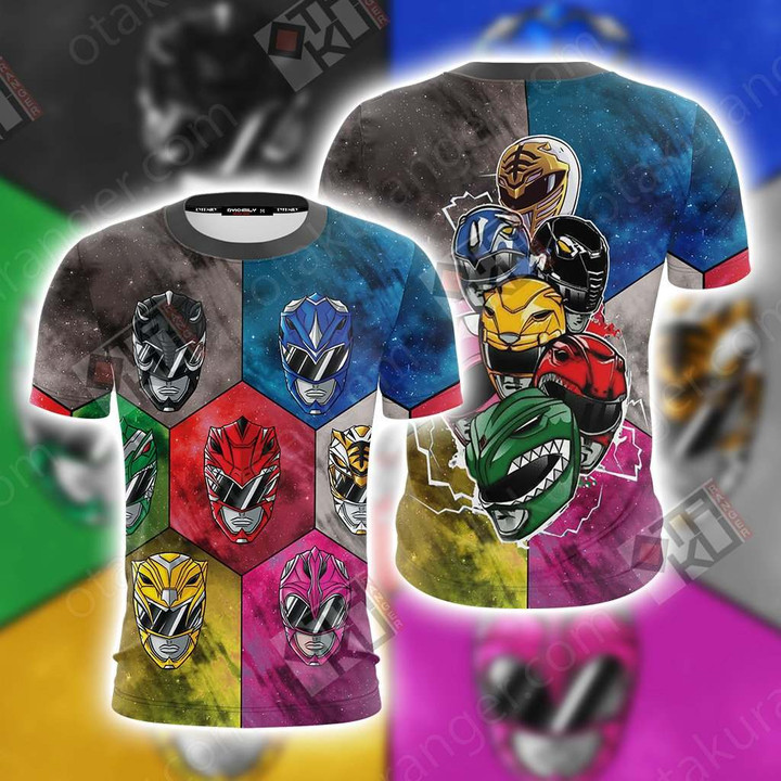 Power Rangers Unisex 3D T-shirt