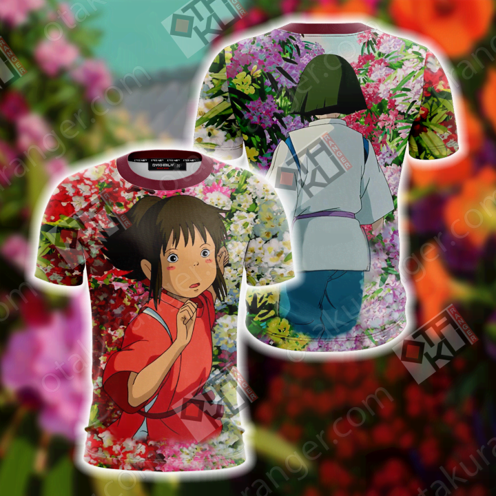 Spirited Away Ogino Chihiro And Haku 3D T-shirt