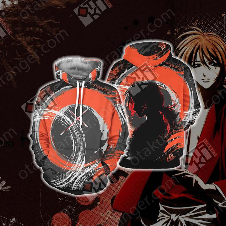 Rurouni Kenshin Himura Kenshin Unisex 3D Hoodie
