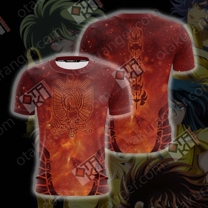 Saint Seiya - Phoenix Symbol Unisex 3D T-shirt