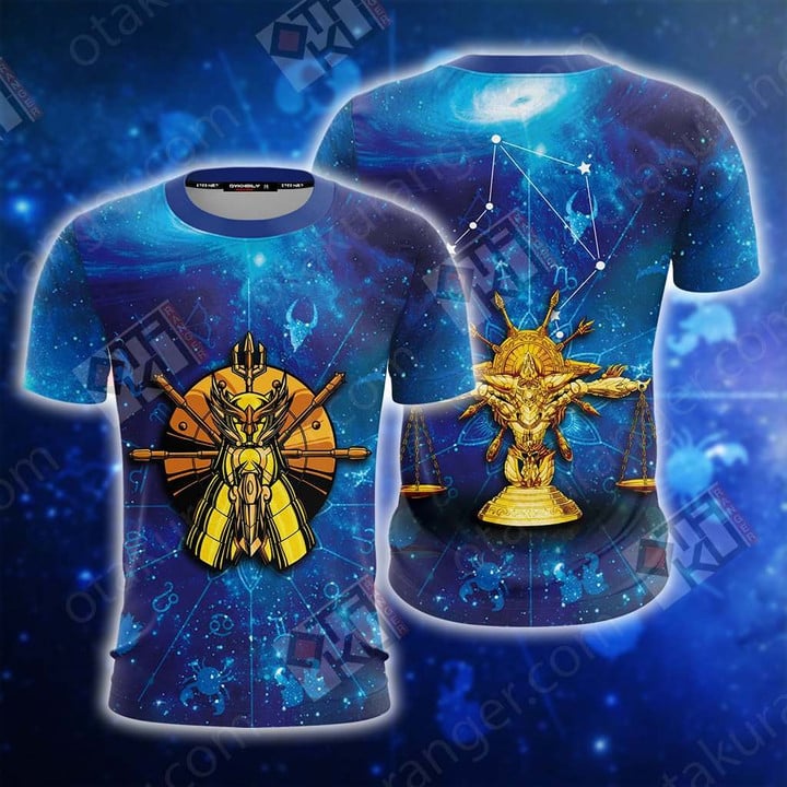 Saint Seiya Knights Of The Zodiac Libra Unisex 3D T-shirt