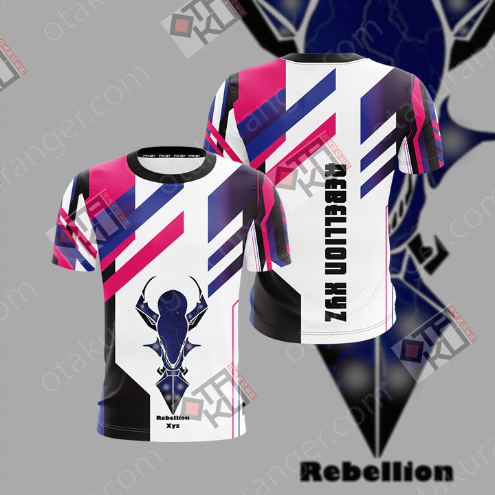 Yu Gi Oh! Arc-V - Rebellion Xyz Unisex 3D T-shirt