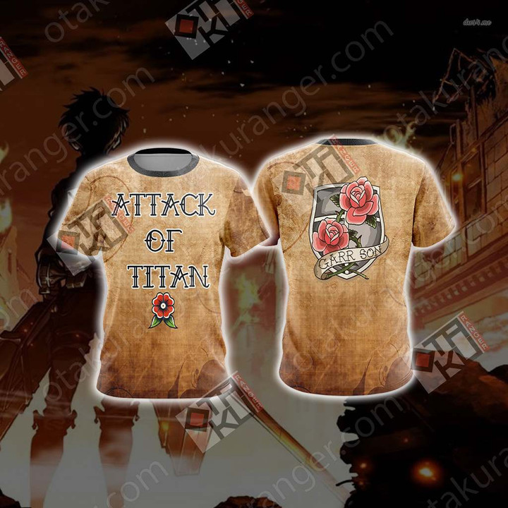 Attack On Titan - Garrison New Unisex 3D T-shirt