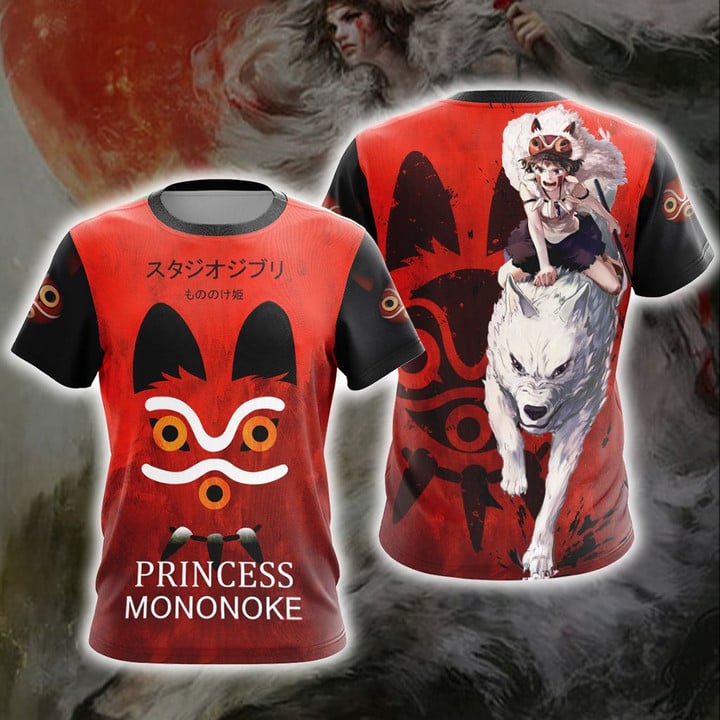 Princess Mononoke New Look Unisex 3D T-shirt