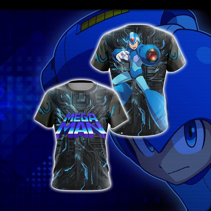 Mega Man Legend New Version Unisex 3D T-shirt