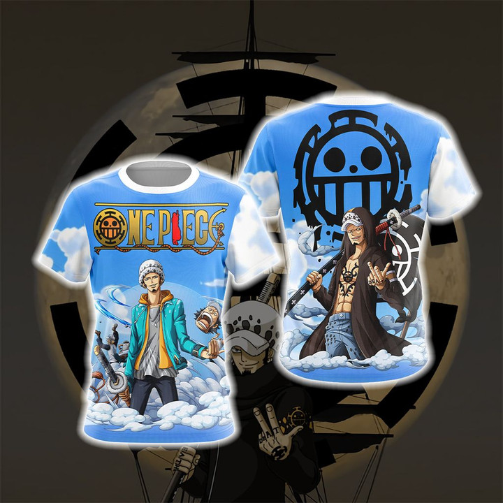 One Piece Trafalgar Law New Unisex 3D T-shirt