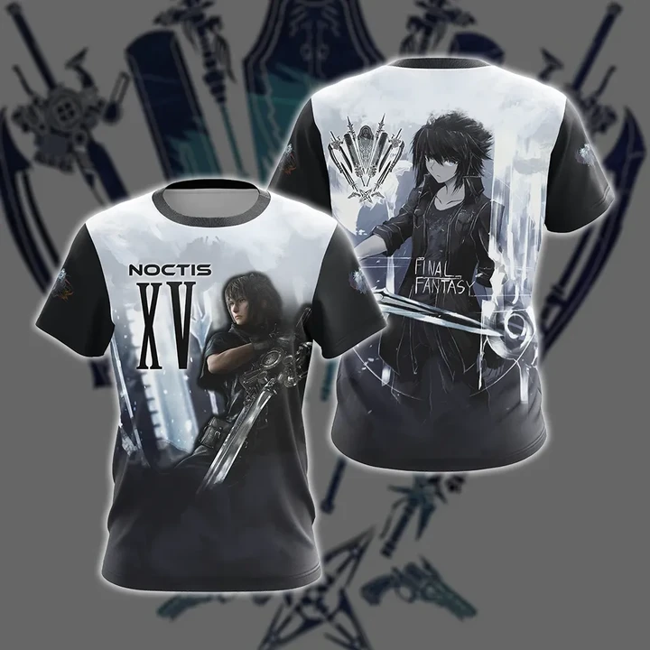 Noctis Final Fantasy XV Weapon Unisex 3D T-shirt Zip Hoodie