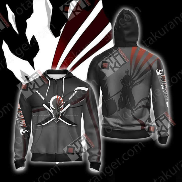 Bleach New Unisex Zip Up Hoodie Jacket