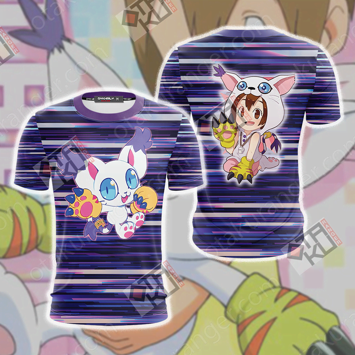 Digimon Tailmon New Look Unisex 3D T-shirt