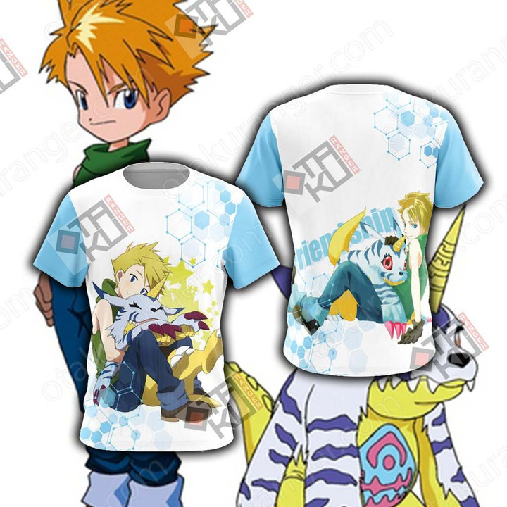 Digimon - Matt Ishida And Garurumon New Unisex 3D T-shirt