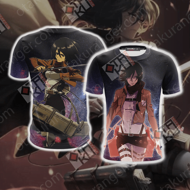 Attack On Titan - Mikasa Unisex 3D T-shirt