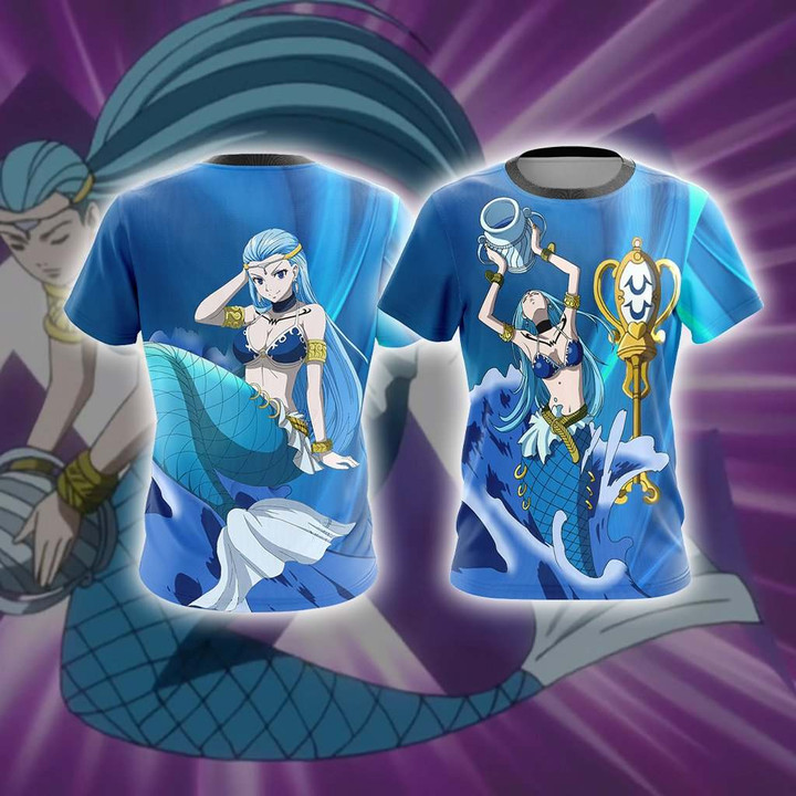 Fairy Tail - Aquarius Unisex 3D T-shirt