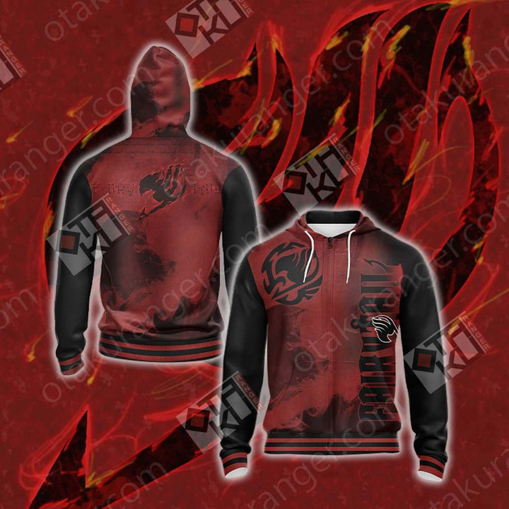 Fairy Tail New Style Unisex Zip Up Hoodie Jacket