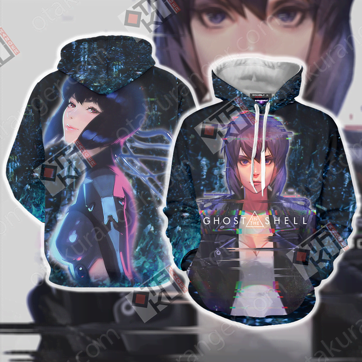 Ghost in the Shell: Stand Alone Complex - Kusanagi Motoko 3D Hoodie