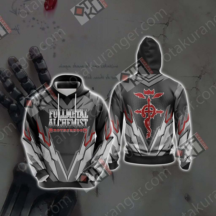 Fullmetal Alchemist New Unisex 3D Hoodie