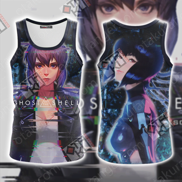 Ghost in the Shell: Stand Alone Complex - Kusanagi Motoko Unisex 3D Tank Top