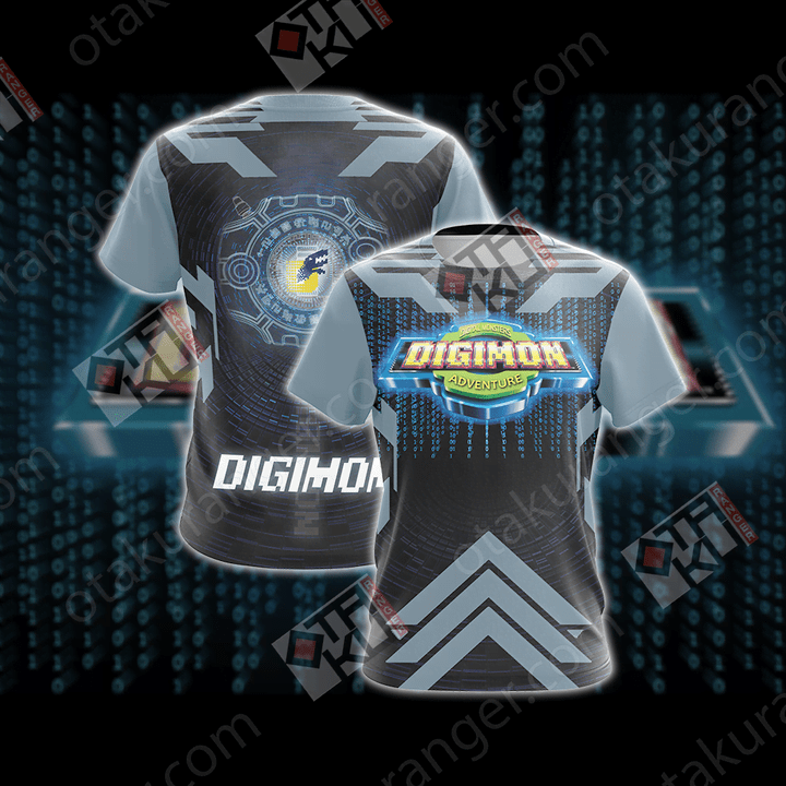 Digimon New Look Unisex 3D T-shirt