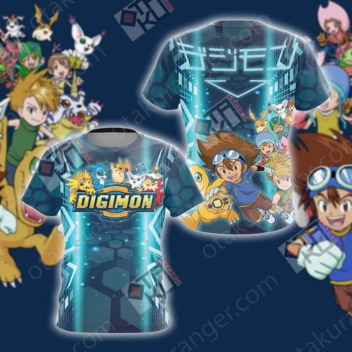 Digimon New Style Unisex 3D T-shirt