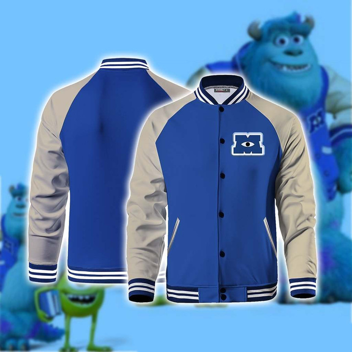 Monsters University Uniform Cosplay Baseball Jacket