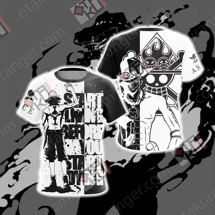 One Piece - Ace New Collection Unisex 3D T-shirt