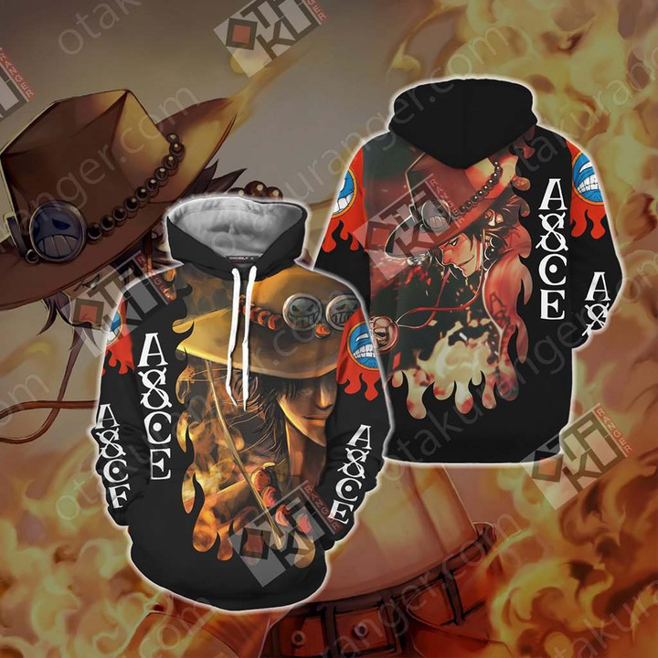 One Piece - Ace New Look Unisex 3D Hoodie
