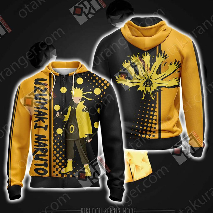 Naruto New Collection Unisex Zip Up Hoodie Jacket
