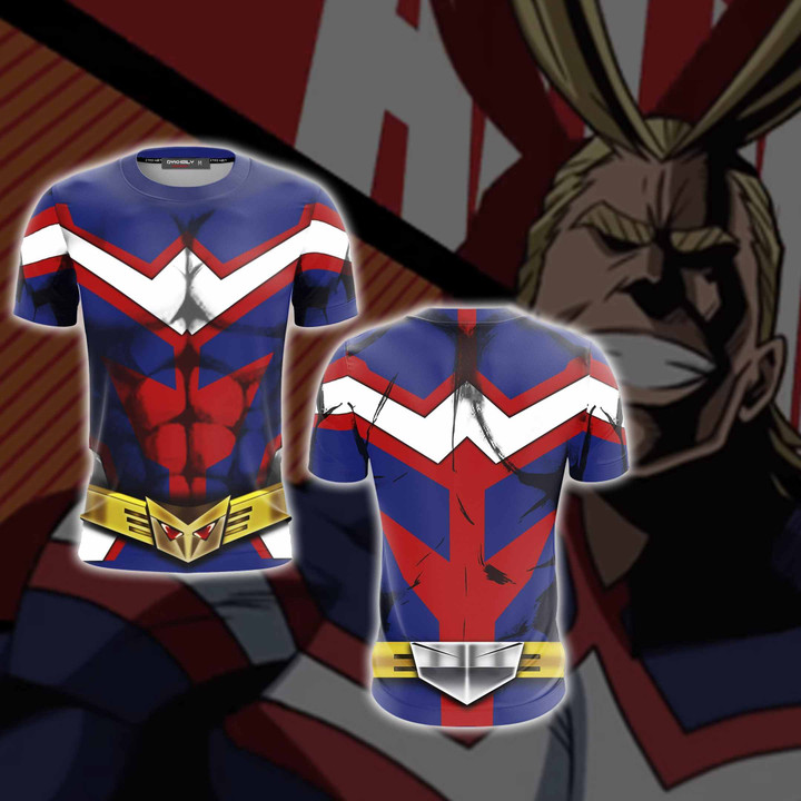 My Hero Academia All Might Cosplay Unisex 3D T-shirt