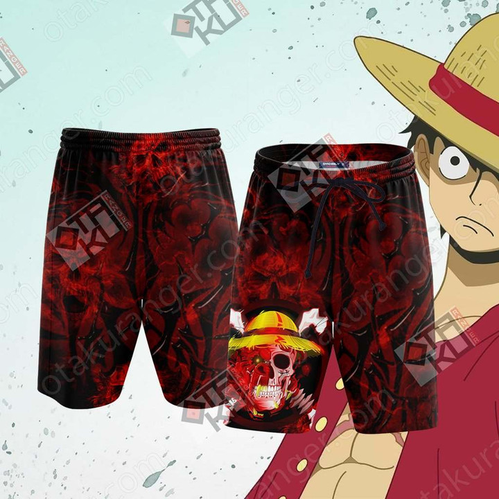 One Piece - Luffy New Style Unisex 3D Beach Shorts