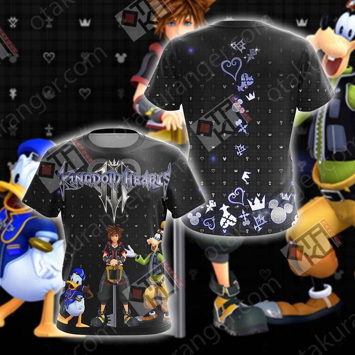 Kingdom Hearts III New Unisex 3D T-shirt