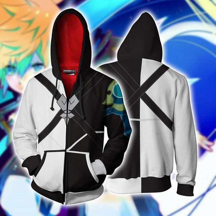 Kingdom Hearts Ventus Cosplay Zip Up Hoodie Jacket