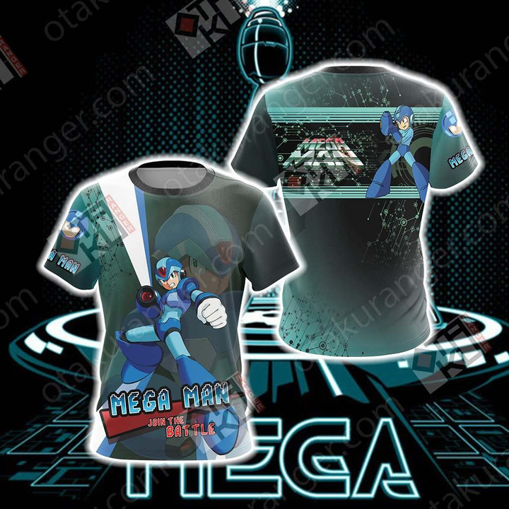 Mega Man New Look Unisex 3D T-shirt