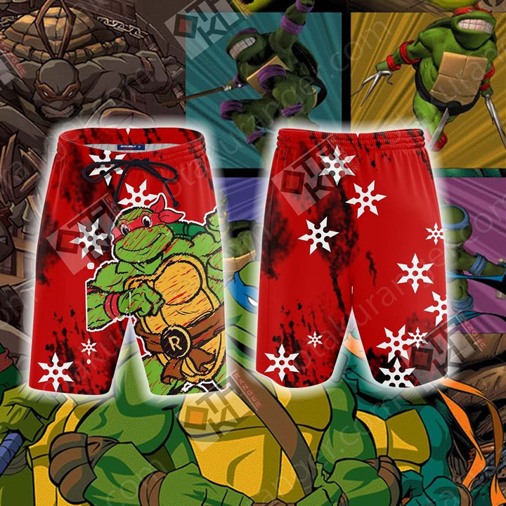 Teenage Mutant Ninja Turtles - Raphael Beach Shorts
