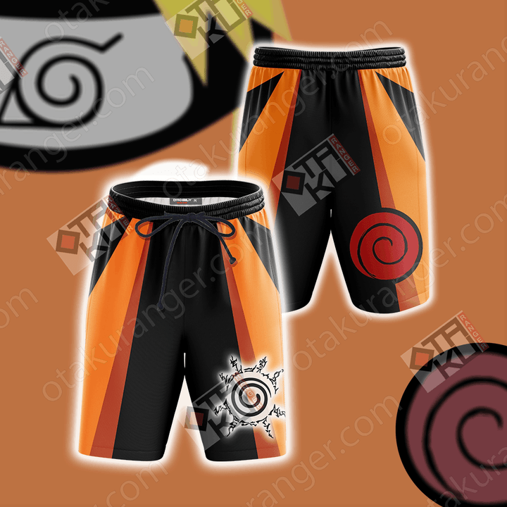 Naruto 3D Beach Shorts