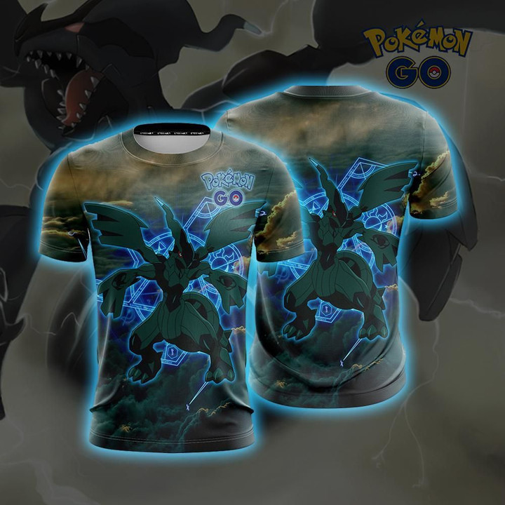 Zekrom Pokemon Go Unisex 3D T-shirt