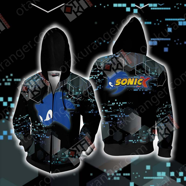Sonic Zip Up Hoodie Jacket