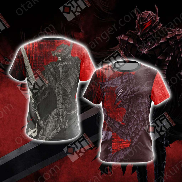 Berserker Armor Unisex 3D T-shirt