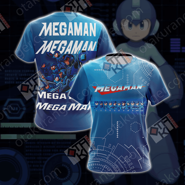 Mega Man Unisex Version 2019 Unisex 3D T-shirt
