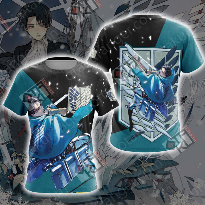 Attack On Titan - Levi New Look Unisex 3D T-shirt