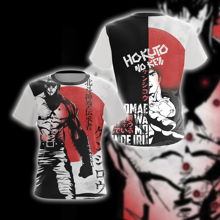 Fist of the North Star Kenshiro Hokuto No Ken Unisex 3D T-shirt