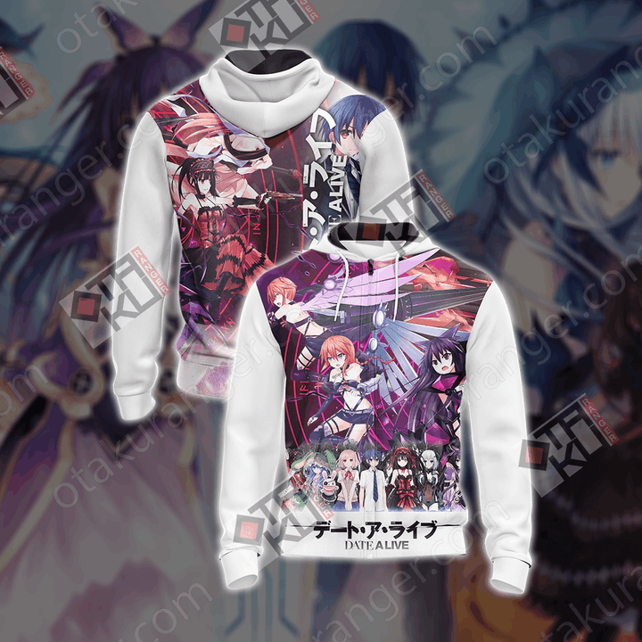 Date A Live New Version Unisex Zip Up Hoodie