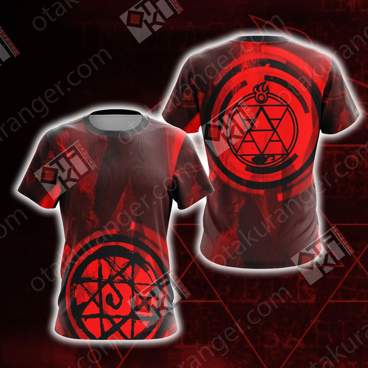Fullmetal Alchemist - Roy Mustang New Look Unisex 3D T-shirt
