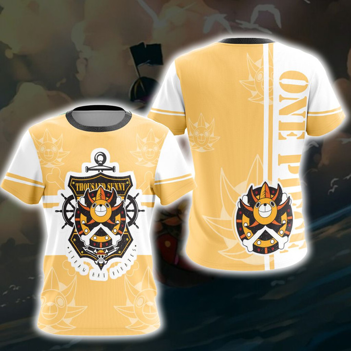 One Piece - Thousand Sunny Unisex 3D T-shirt
